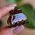 Piranha de cabelo francesa pequena Finestra marrom strass N341/2s - Imagem 5