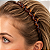 Tiara Francesa Finestra Acetato Marrom Tartaruga N462 - Imagem 2