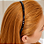 Tiara Fina Finestra Marrom com Strass Cristal 7 mm Francesa N557/5s - Imagem 2