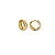 Brinco argolinha segundo furo ouro semijoia 17K03004 - Imagem 3