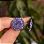 Brinco botão g Leticia Sarabia cristal lilás tanzanite 3901 - Imagem 3