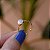 Anel pedra natural opalina gota ouro semijoia - Imagem 3