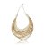 Colar Design Natural fios de algodão bicolor bege CO 1314N - Imagem 1