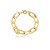 Pulseira elos corrente ouro semijoia - Imagem 1