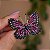 Broche magnético borboleta pink m - Imagem 4