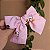 Presilha laço borboletas rosa - Imagem 1