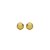 Brinco esfera ouro semijoia - Imagem 1