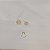 Brinco ear jacket pedra natural quartzo rosa e zircônia prata 925 - Imagem 4