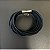 Pulseira Design Natural fios de algodão preto - Imagem 3