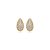 Brinco gota zircônia ouro semijoia 18K08050 - Imagem 1