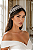 Tiara coroa noiva cristais gota ródio semijoia - Imagem 3