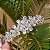 Tiara porta coque noiva cristais ródio semijoia - Imagem 3