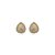 Brinco gota zircônia ouro semijoia 18K07039 - Imagem 1