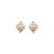Brinco zircônia ouro semijoia 19k01046 - Imagem 1