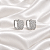 Brinco Argolinha Ródio Cravejada com Micro Zircônias 18k06007 - Imagem 1