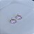 Brinco oval Leticia Sarabia cristal rosa dourado 7197 - Imagem 3