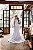 Vestido de Noiva Minimalista Ombro a Ombro Branco Liso - VICTÓRIA - Imagem 3