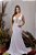 Vestido de Noiva Semi Sereia com decote em V e transparência - SARA - Imagem 6