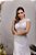Vestido de Noiva Semi Sereia com mangas curtas, flores 3D e transparência- THALIA - Imagem 6