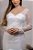 Vestido de Noiva 2 em 1 - Semi Sereia com saia removível e decote coração - NATÁLIA - Imagem 3