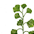 Galho Folha Verde com Glitter - Imagem 2