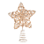 Ponteira de Árvore de Natal - Estrela de Natal em Rattan - Imagem 1