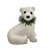 Enfeite de Árvore de Natal Urso Polar Sentado - Imagem 1