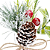 Pick de Natal Pinha com Berry Nevado - Imagem 2