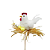 Pick com Galinha em Pena - Imagem 2