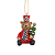 Enfeite de Árvore de Natal Urso com Adorno - Imagem 1