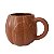 Caneca Cerâmica de Abóbora com Folha em Relevo - Imagem 1