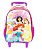 Mochila Infantil de Rodinha Princesas Disney Média Ref 11091 Xeryus - Imagem 2