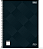 Caderno Quadriculado 5x5 mm Espiral Capa Dura Universitário Zip 96 Folhas Tilibra - Imagem 3