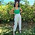 Top Cropped com lastex - Cropped Luana Verde - Imagem 1