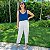 Blusa sem manga com decote em V - Blusa Lílian - Imagem 1