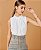 Blusa em crepe, sem manga - Blusa Gisele - Imagem 1