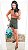 Short Couro Eco com cinto - VERDE - Imagem 2
