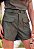 Short Couro Eco com cinto - VERDE - Imagem 4