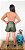 Short Couro Eco com cinto - VERDE - Imagem 3