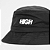 High Pocket Ripstop Bucket Hat Black - Imagem 2