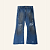 Calça Egho Guerrilha Denim Flared Azul - Imagem 1