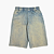 Bermuda Jeans Jorts Overstreets "Stone Butter" - Imagem 1