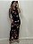 VESTIDO REGATA TULE PRETO/CORAL (AR25-1581) - Imagem 1