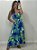 VESTIDO LUANA FDO AZUL/VERDE (AR25-1865) - Imagem 1