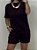 CONJUNTO CECILIA CAMISETA E SHORT MARROM (AR25-1982) - Imagem 3