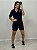 CONJUNTO FLORA POLO E SHORT PRETO (AR25-1979) - Imagem 1
