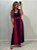 VESTIDO ANTONELA VERMELHO/ MARINHO (AR25-2517) - Imagem 1