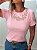 BLUSA BORDADA LORENA ROSA (AR26-010) - Imagem 1