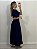 VESTIDO LYA ZÍPER AZUL MARINHO (AR26-503) - Imagem 3