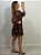 VESTIDO NINA ESTAMPADO MARROM/VINHO (AR26-589) - Imagem 3